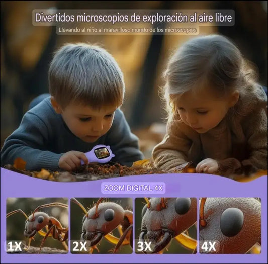 MICROSCOPIO DIGITAL PORTATIL PARA NIÑOS