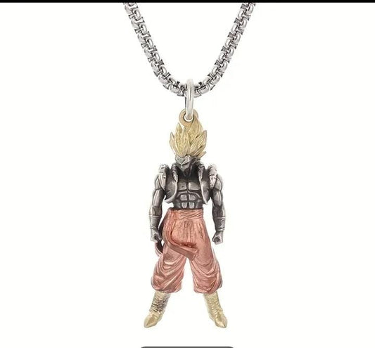 Combo 2 Collares Dragon Ball  Goku Amuleto Saiyajin para Verdaderos Fans de Dragon Ball 🔥